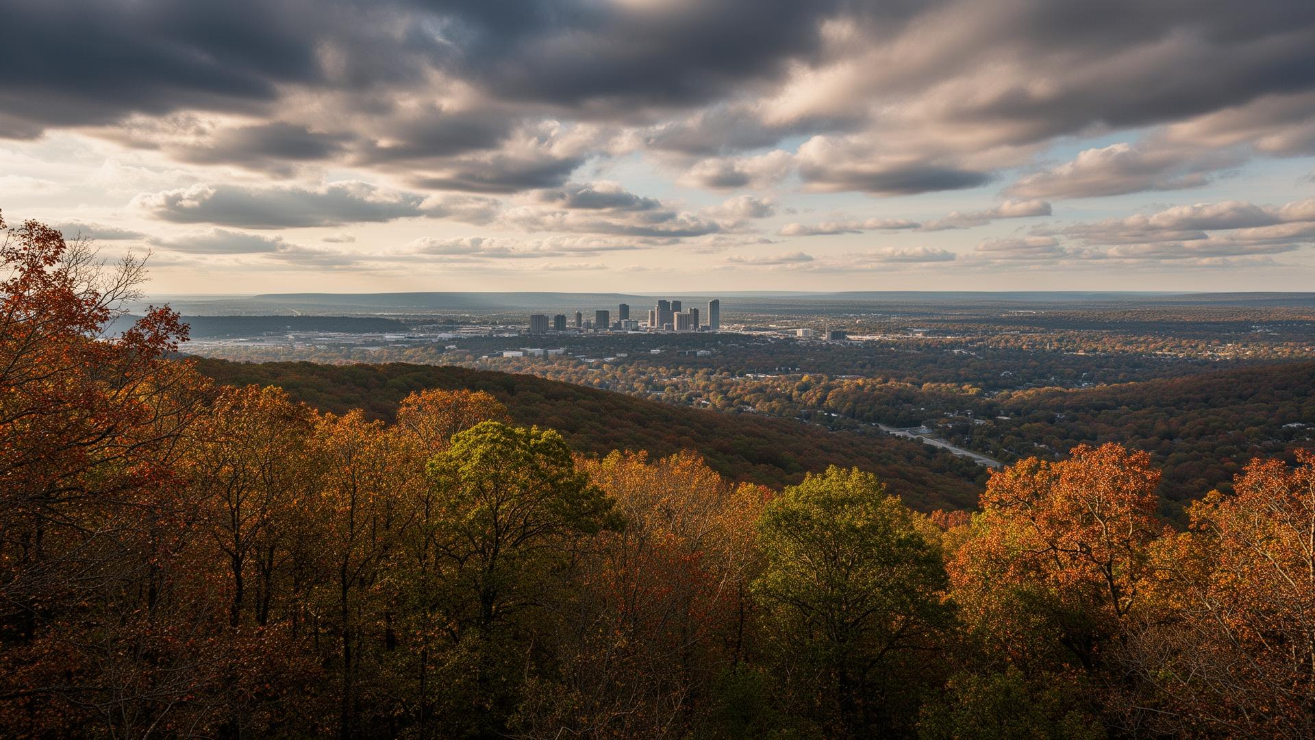 Monte Sano neighborhood in the Huntsville, Alabama metro area